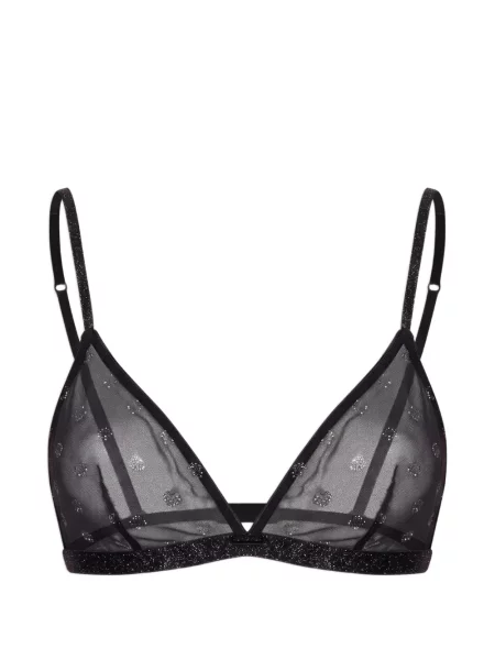Sutien Emporio Armani cu aplicații negru