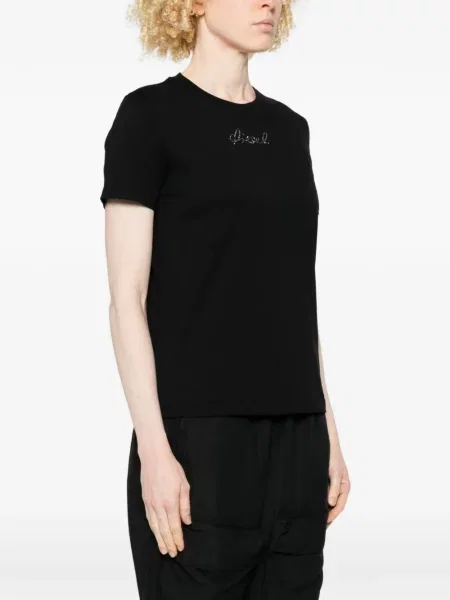 Tricou Diesel cu autograf negru