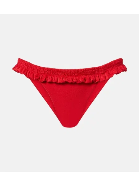 Bikini Faithfull cu volane roșu