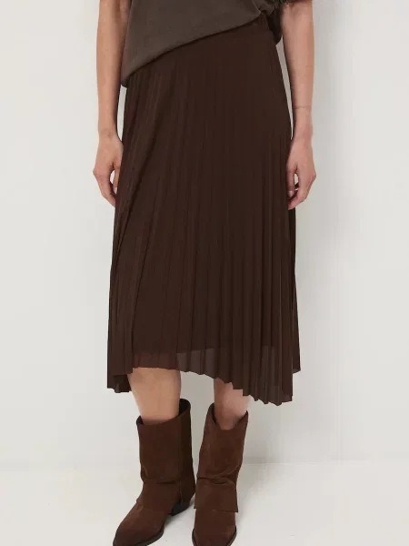 Пола Medicine среднодълга разкроена кафяво