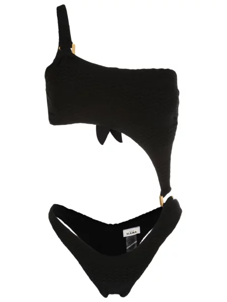 Costum de baie Amir Slama cu un umăr gol negru