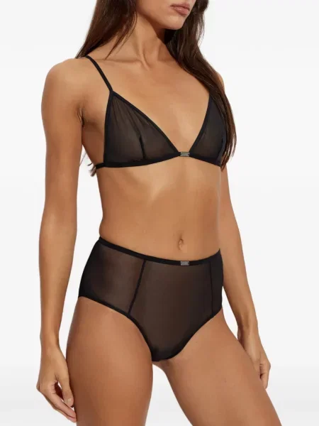 Sutien triunghi Mm6 Maison Margiela negru