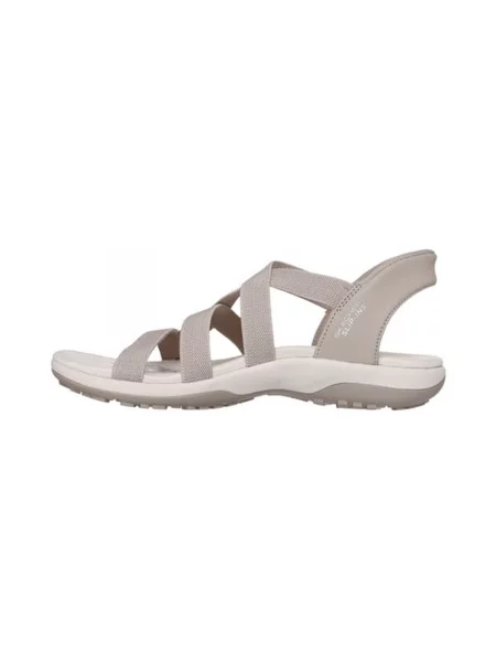 Strečové tenisky Skechers béžová