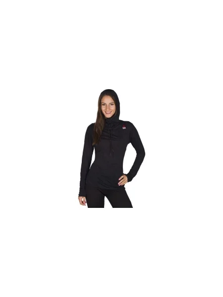 Hanorac cu glugă Reebok Sport negru