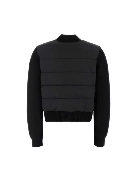 Kardigan Moncler z kaszmiru czarny