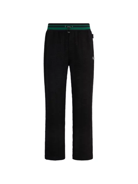 Pantaloni Philipp Plein din jacard alergare negru