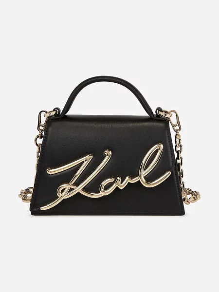 Geanta crossbody Karl Lagerfeld din piele negru