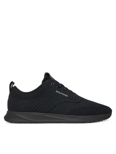 Tommy Hilfiger sportcipő NEWPORT 3D PREMIUM KNIT fekete