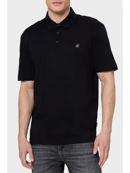 Поло Boss черное