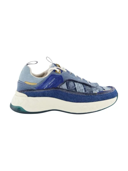 Sneakersy Kurt Geiger zamszowe niebieskie
