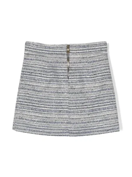 Spódnica mini dziecięca Balmain biała