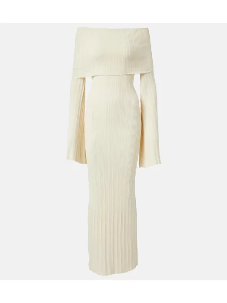 Lanena maksi obleka Aya Muse bela