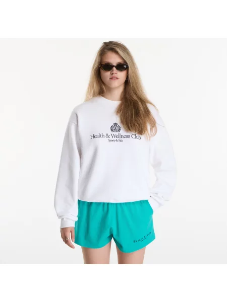 Свитер Sporty & Rich с вышивкой белый