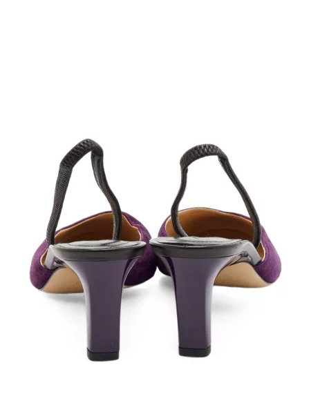 Pantofi cu toc Paul Andrew slingback violet