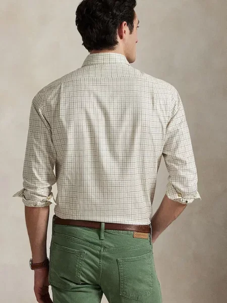 Сорочка Polo Ralph Lauren regular класичний комір бежевий