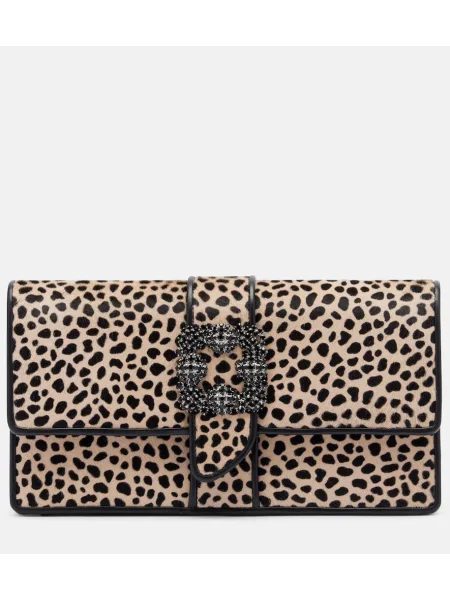 Spodnie Manolo Blahnik beżowe