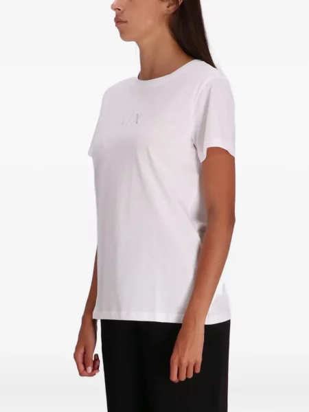 Póló Armani Exchange autogrammal fehér