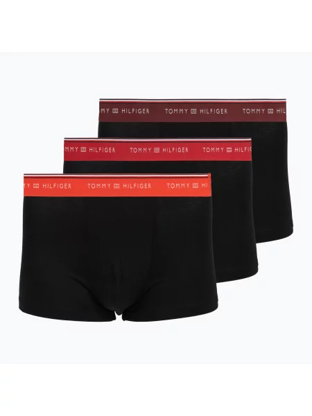 Boxeri pentru bărbați Tommy Hilfiger Trunk fire red/burgundy/medium red roșu