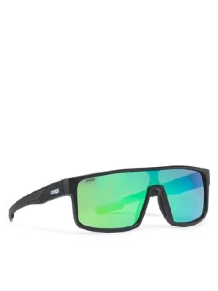 Slnečné okuliare UVEX LGL 51 black matt/mirror green čierna