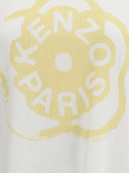 Tricou Kenzo cu model floral alb