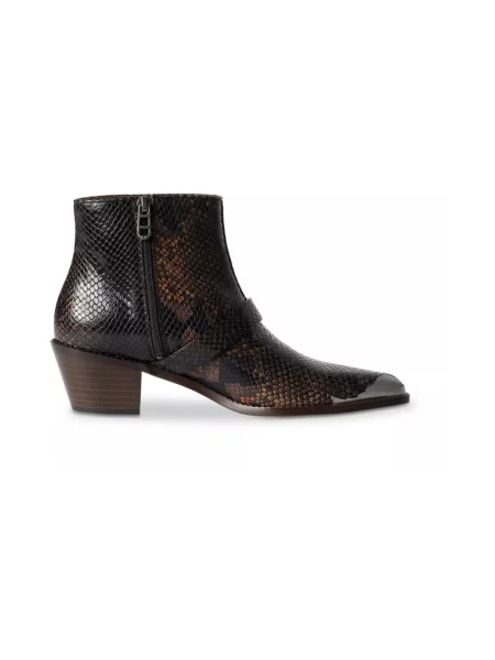 Buty do kostki Zadig & Voltaire skórzane