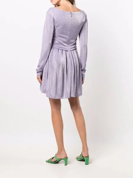 Rochie maxi Msgm lungă de costum violet