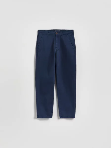 Reserved Pantaloni chino cu conținut ridicat de bleumarin