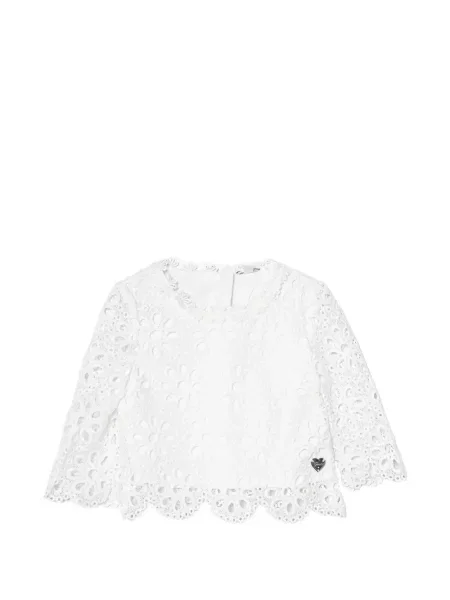Dětské top Guess bílý