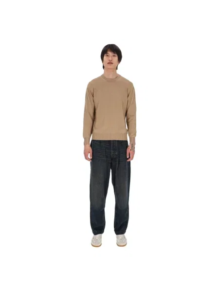 Dzianinowy sweter Drumohr brązowy
