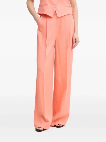Pantaloni palazzo Lola_casademunt cu autograf portocaliu