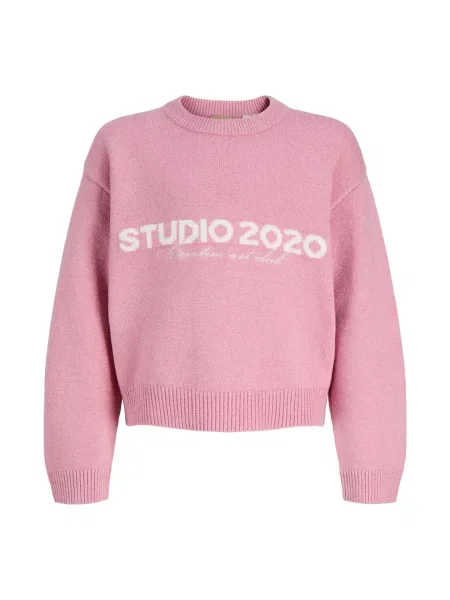 JJXX Pulover JXNorrebro roz alb