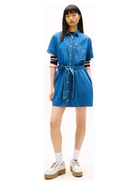 Tommy Jeans De blugi rochie albastru
