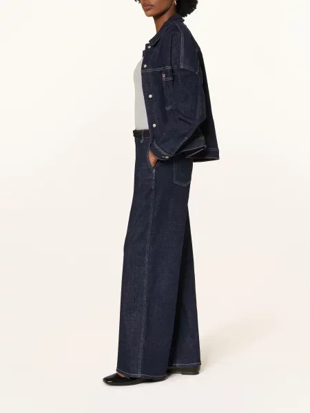 True Religion Džíny S Širokými Nohavicemi Lauren mid blue modré