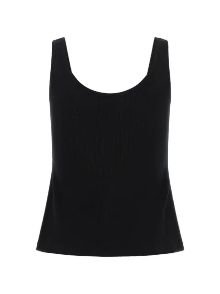 Top Off-white cu broderie alb