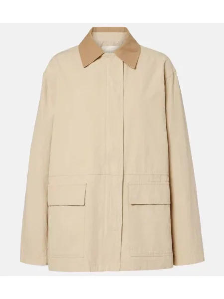 Geacă Velvet de catifea bej