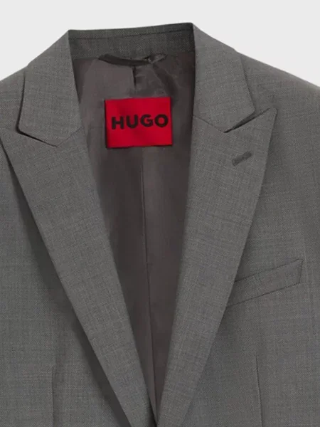 Вовняний піджак Hugo сірий