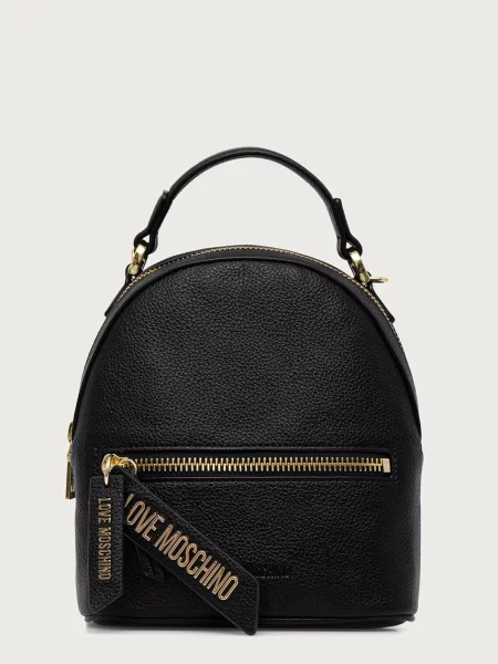 Love Moschino rucsac pentru femei cu imitație de piele negru