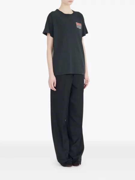 Tricou Maison Margiela cu imagine negru