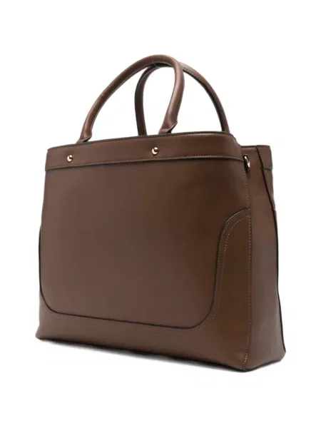 Geantă shopper Twinset cu imagine maro