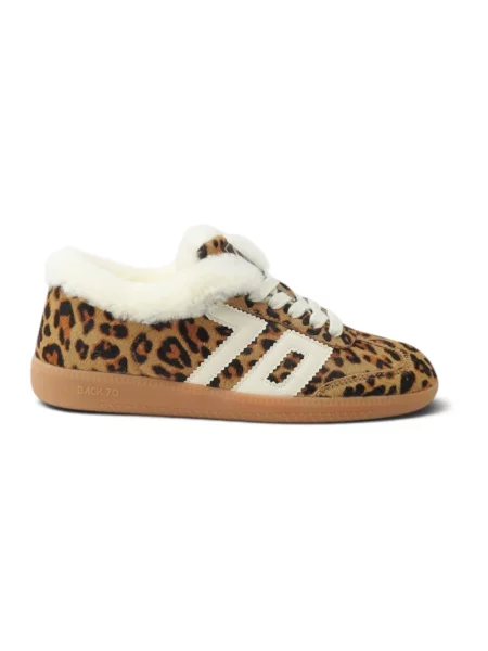Sneakersy Back70 skórzane brązowe