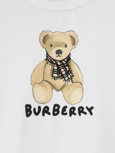 Koszulka dziecięca Burberry biała