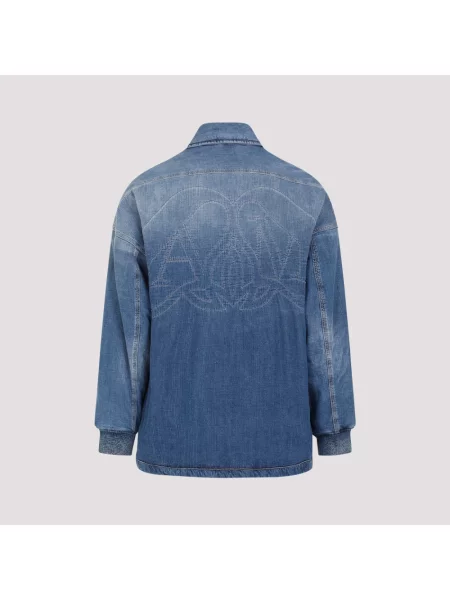 Koszula dżinsowa Alexander Mcqueen niebieska