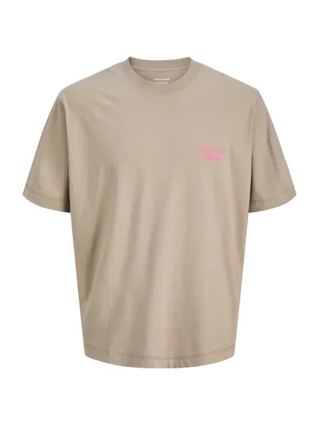 JACK & JONES Majica JORNORREBRO kaki roza