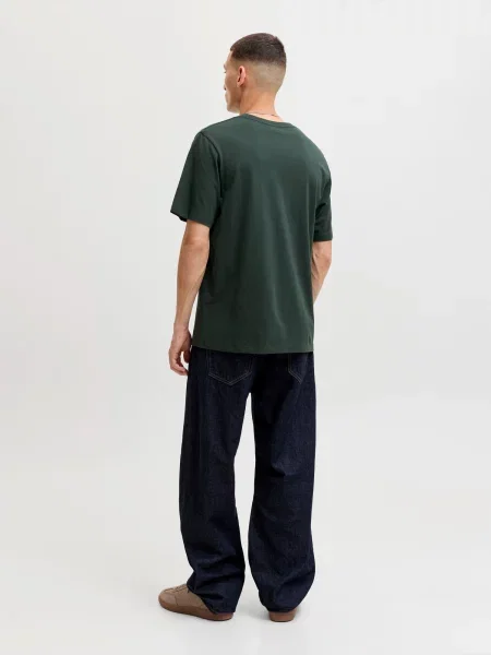 JACK & JONES Tričko JJECORP / jedľová zelená