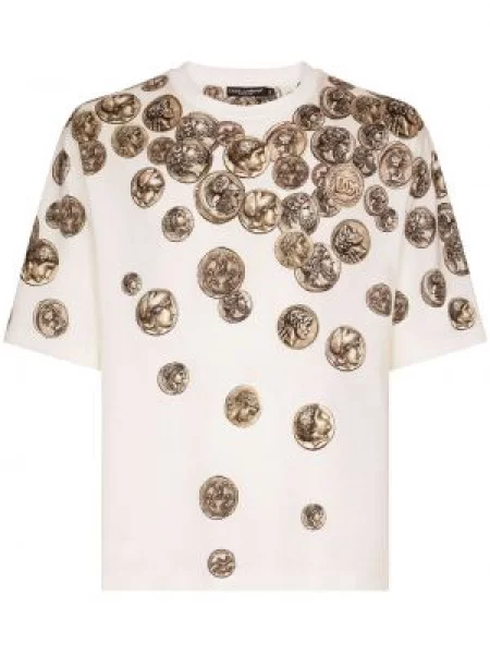 Scurt tricou Dolce & Gabbana cu imagine