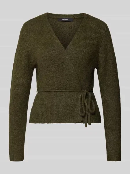 Kardigan rozpinany w kopertowym stylu Vero Moda