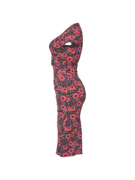 Rochie Ba&sh cu model floral cu imagine roșu