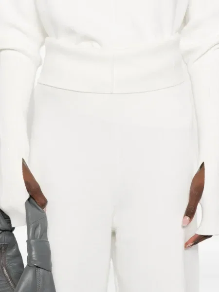Pantaloni Aya Muse alb