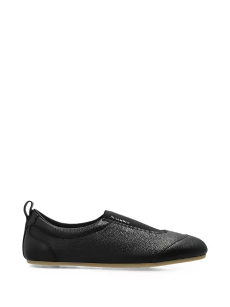 Chiloți Jil Sander din piele slip-on negru