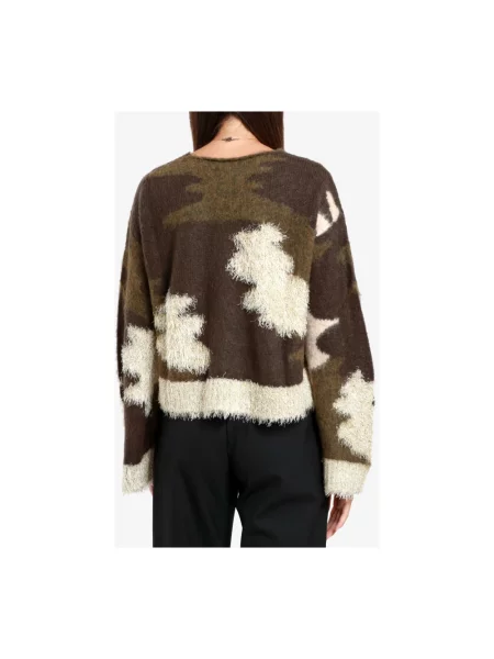 Sweter Semicouture brązowy
